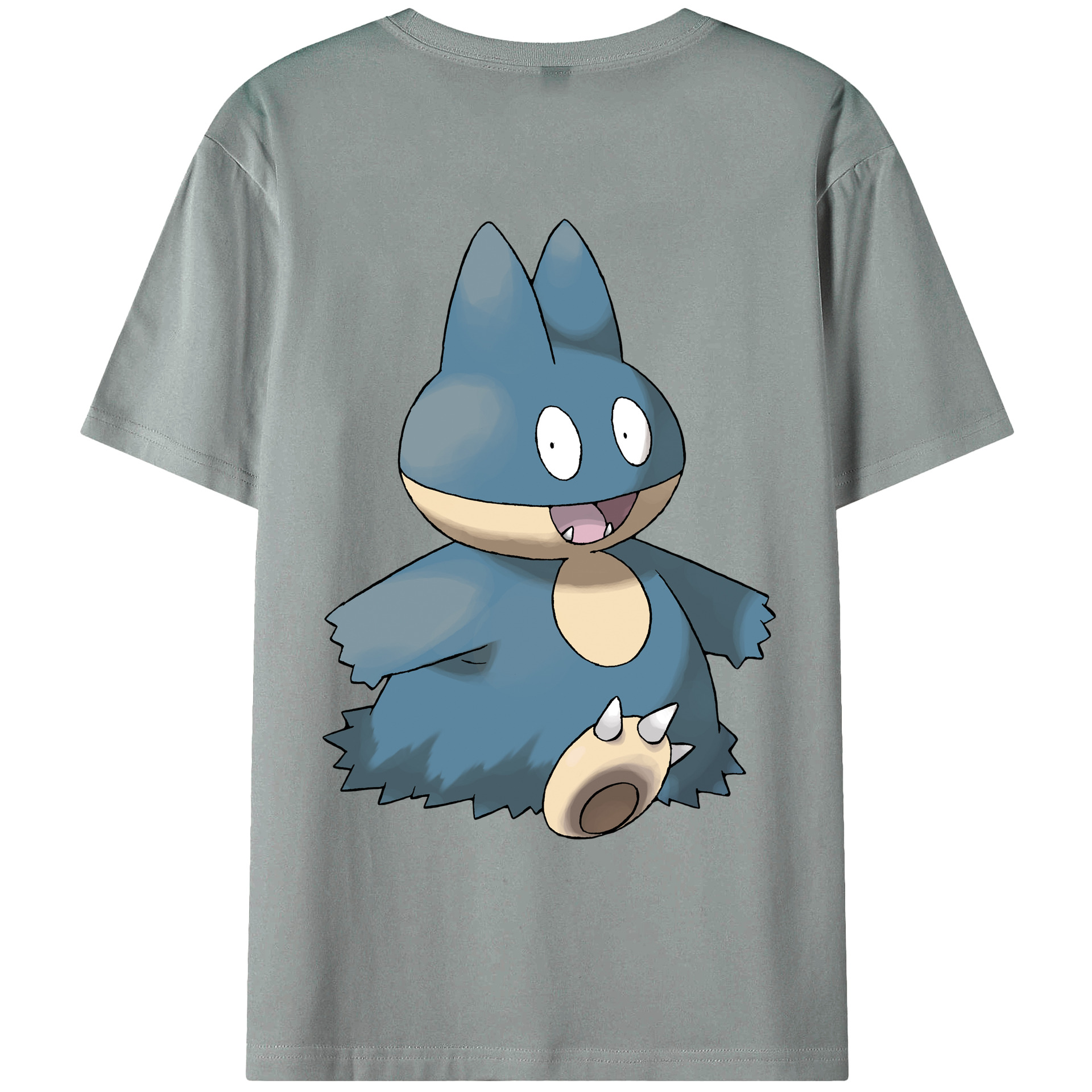 （画像用） ポケットモンスター Pokémon 綿100％ メンズ半袖Tシャツ（バックプリント） 通気性